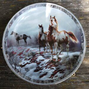 Decorative Horse Plate Proud Paints Limited Edition by Chuck Dehaan